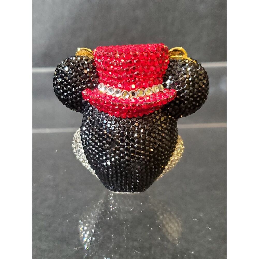 Katherine Baumann Swarovski Disney Mickey‎ Mouse Coin Purse Beverly Hills - RARE - Picture 2 of 6